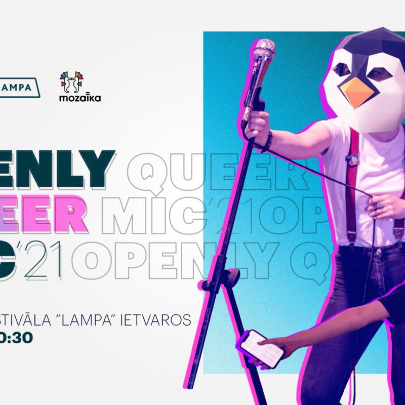 Stāstu vakars ''Openly Queer Mic''