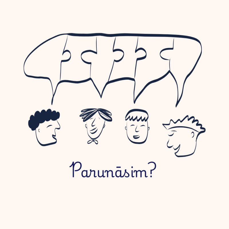 Saruna par dusmām, bailēm, trauksmi un dialogu "Kā nepazaudēt vienam otru?"