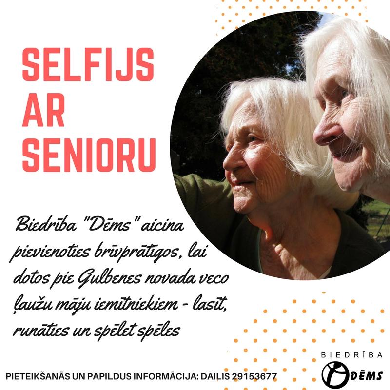 Dzīvā bibliotēka "Selfijs ar senioru"
